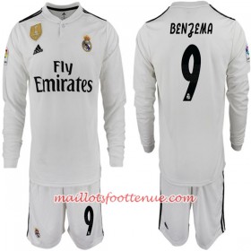 Maillot/Tenue Real Madrid BENZEMA 11 Enfant Domicile 2018/2019 Manche Longue